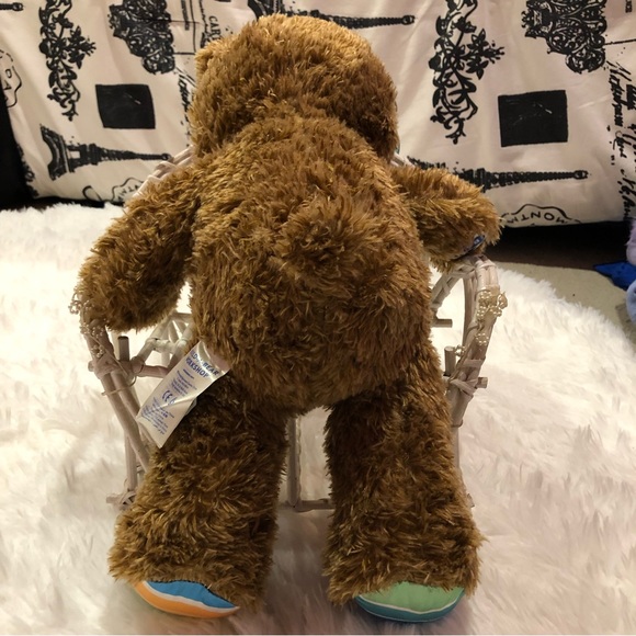 Bunny Build A Bear Workshop Easter Blue Eye Bunny Striped Ears - Picture 6 of 9